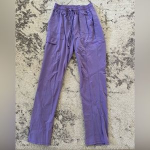 Scrubstar purple cargo scrubs